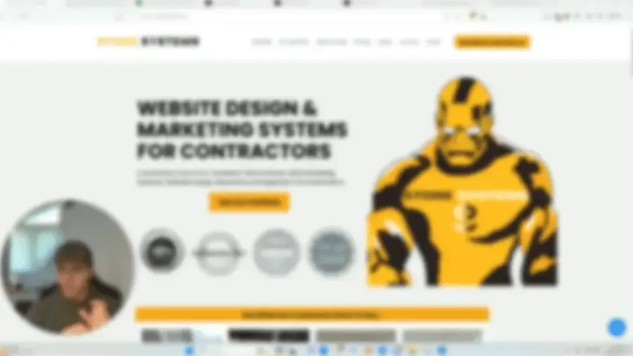 Website design and marketing systems for contractors